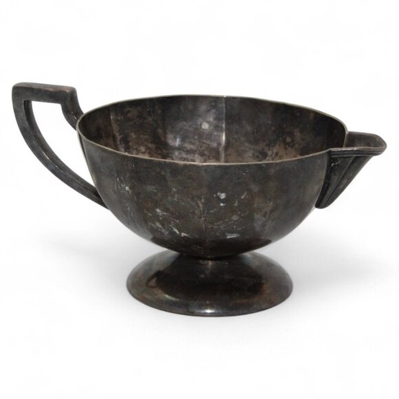 Antique Benedict Silver Plated Creamer Bowl - Picture 1 of 8